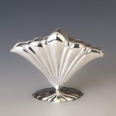 Ezüst art deco szalvétatartó